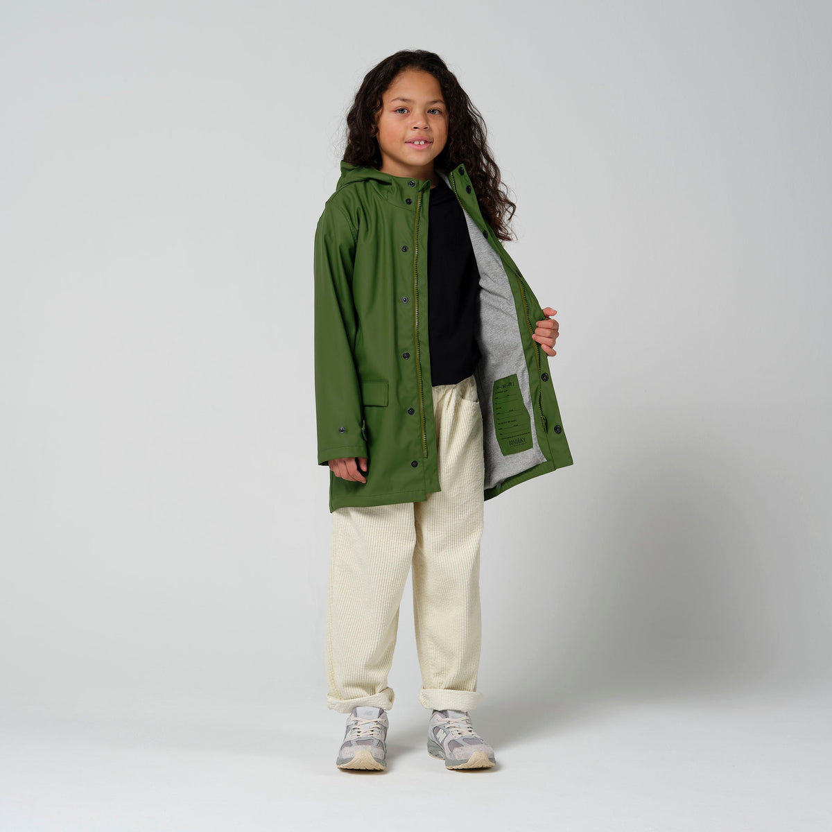 Lazy Geese Raincoat Pesto Green
