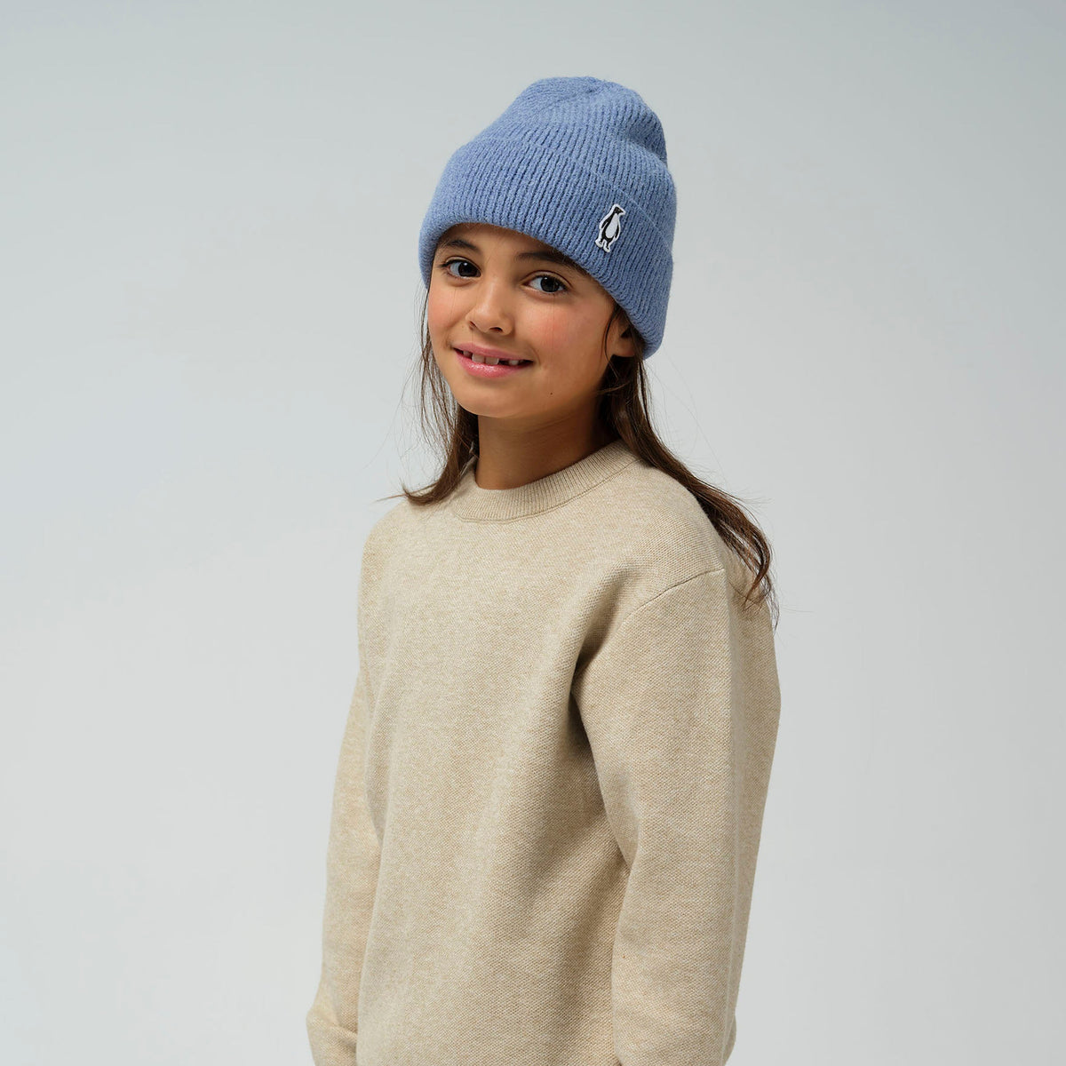Bonnet Red Dragon Light Denim Blue