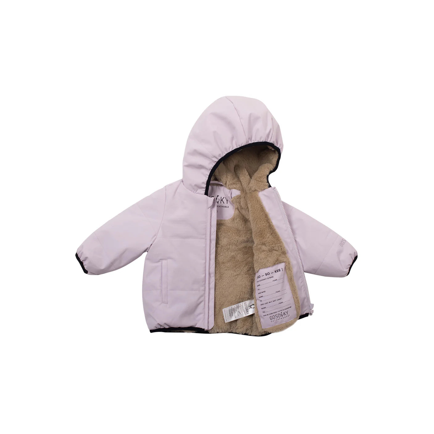 Veste bebe BABY SHARK lila
