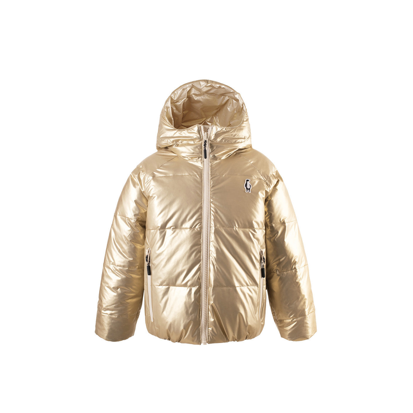 Dragon Eye Puffer Jacket - Gold 