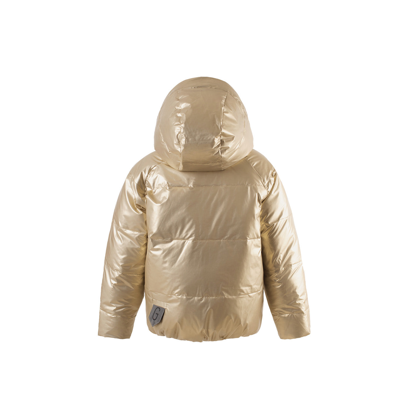Dragon Eye Puffer Jacket - Gold 