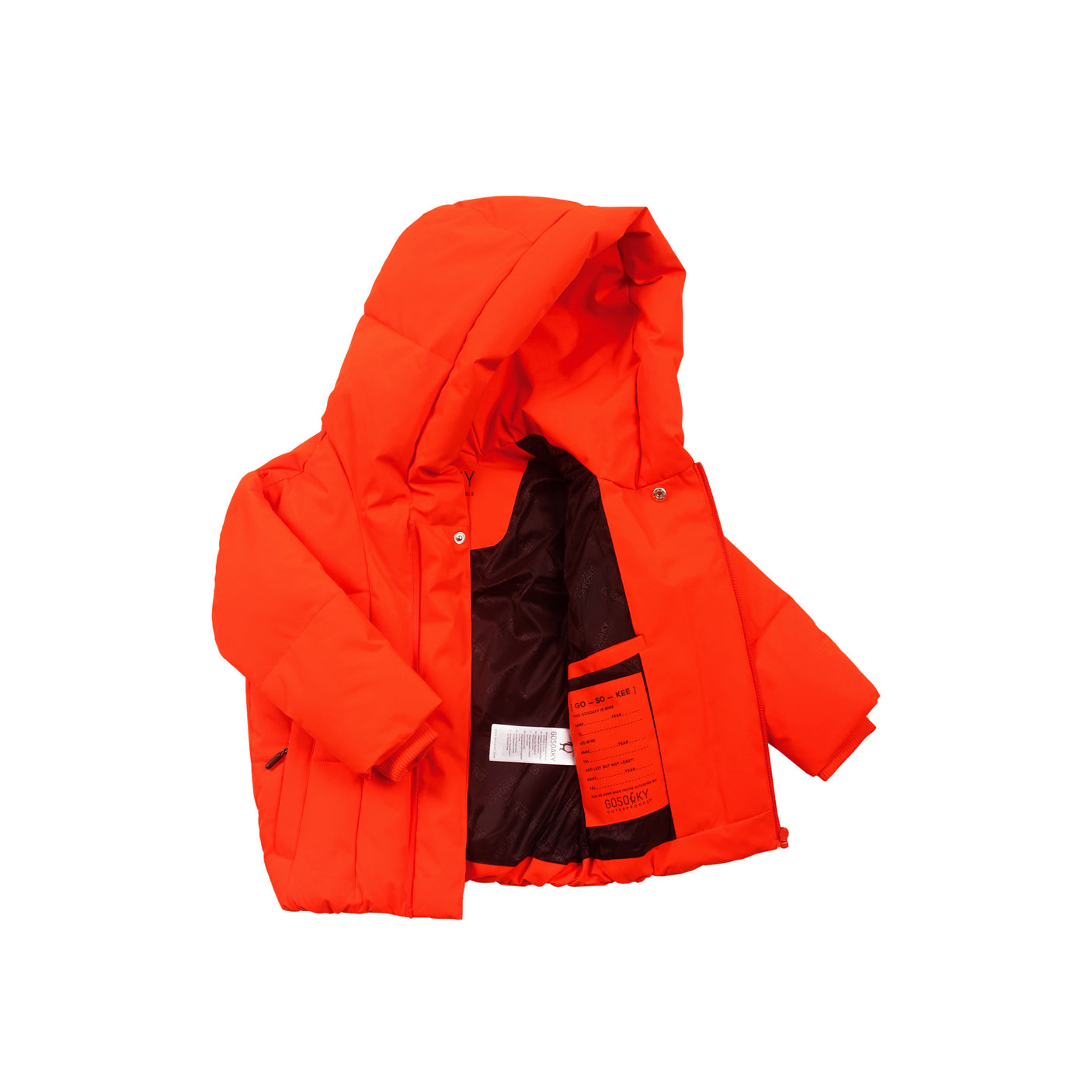 Dragon Eye - Red down jacket