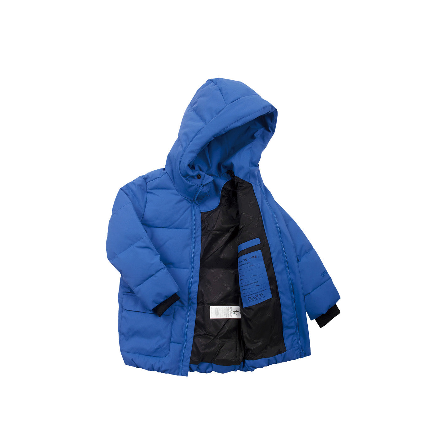 Purple Tiger Eye down jacket