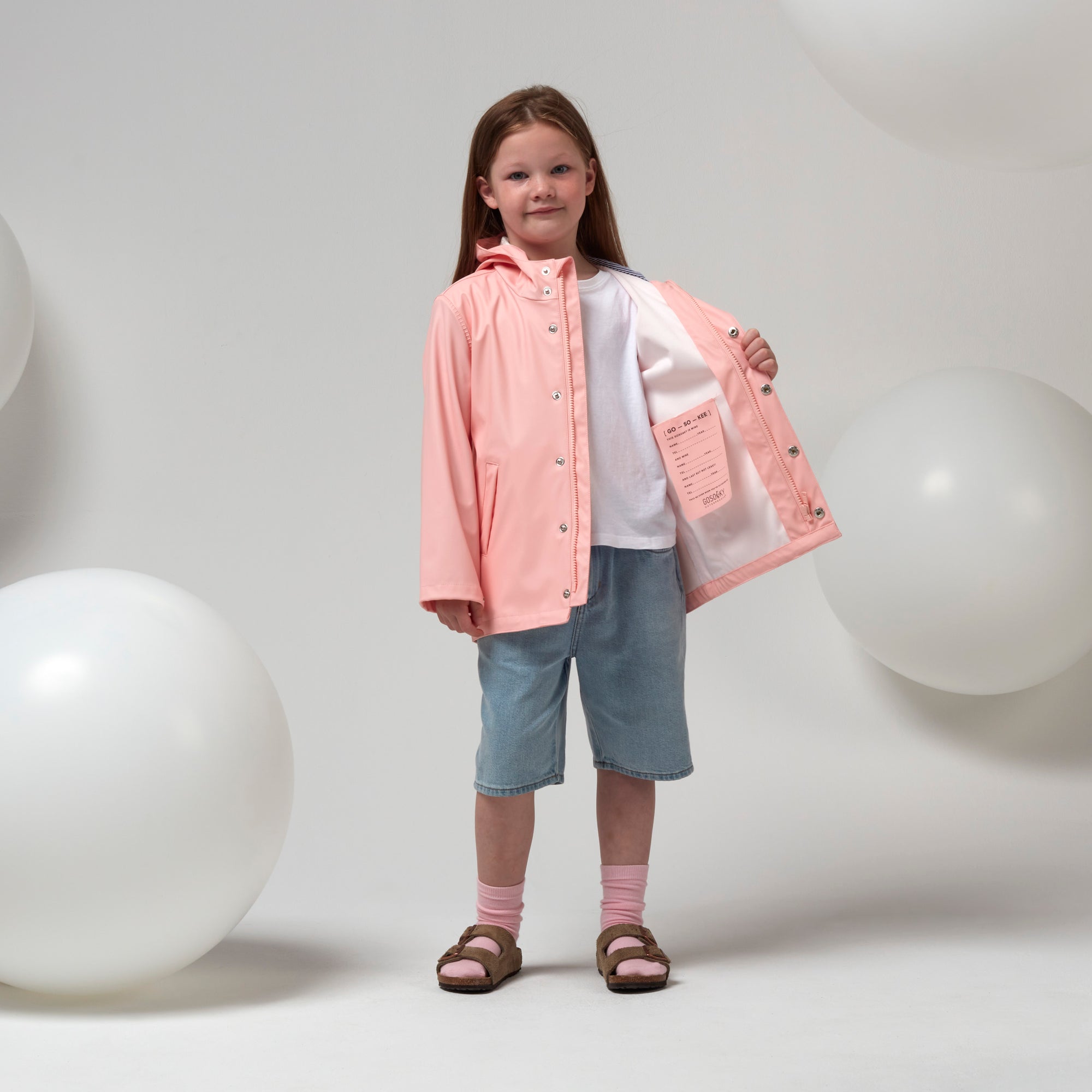 Elephant Man Pink Rain Jacket
