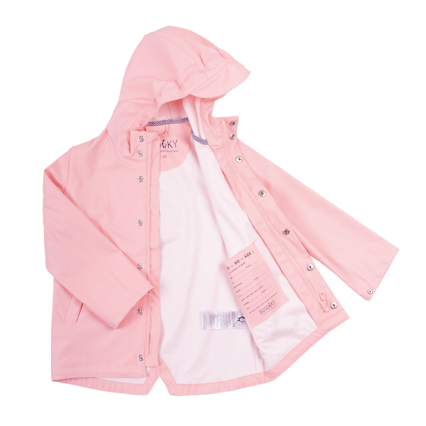 Elephant Man Pink Rain Jacket
