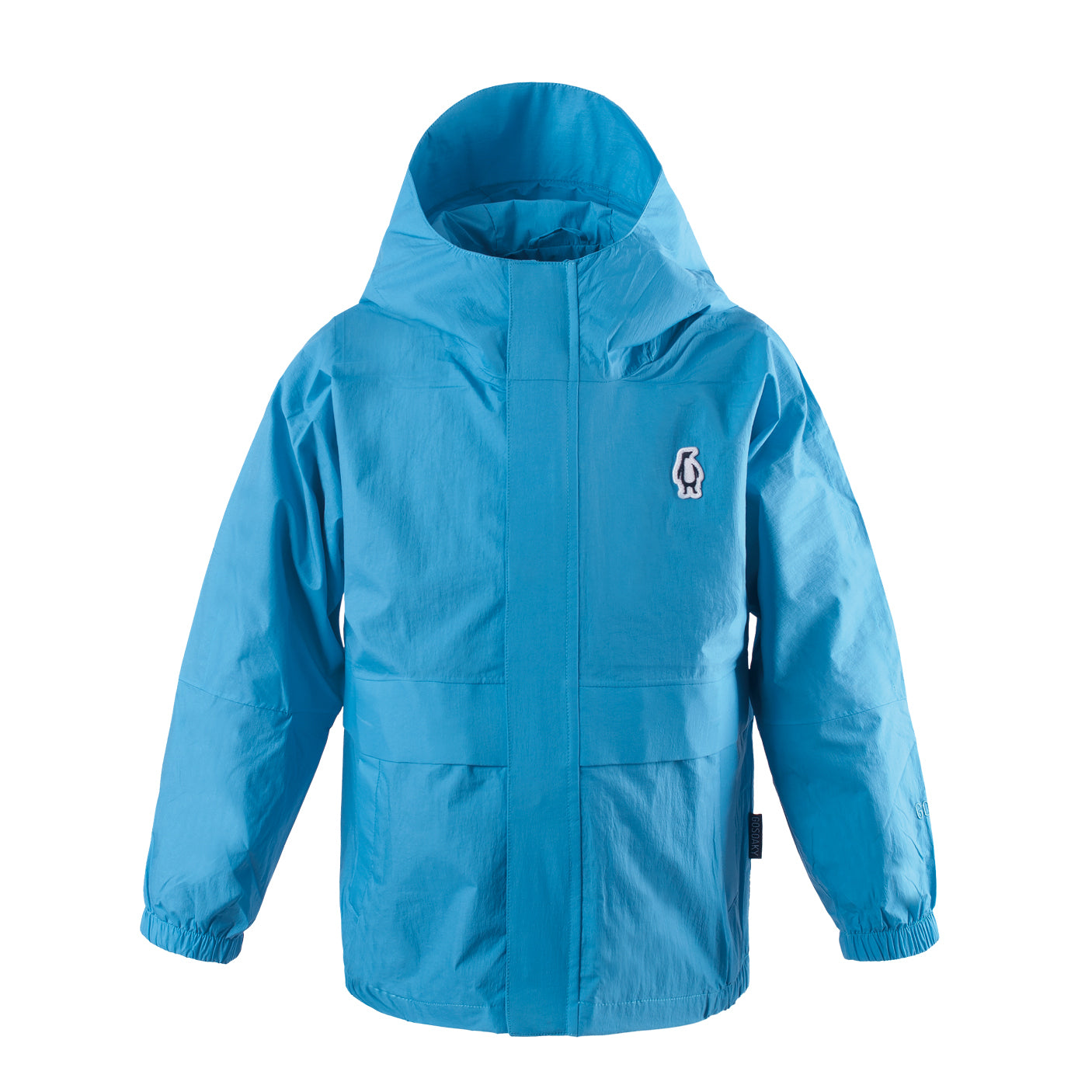 Azure Blue Lion Rain Jacket 