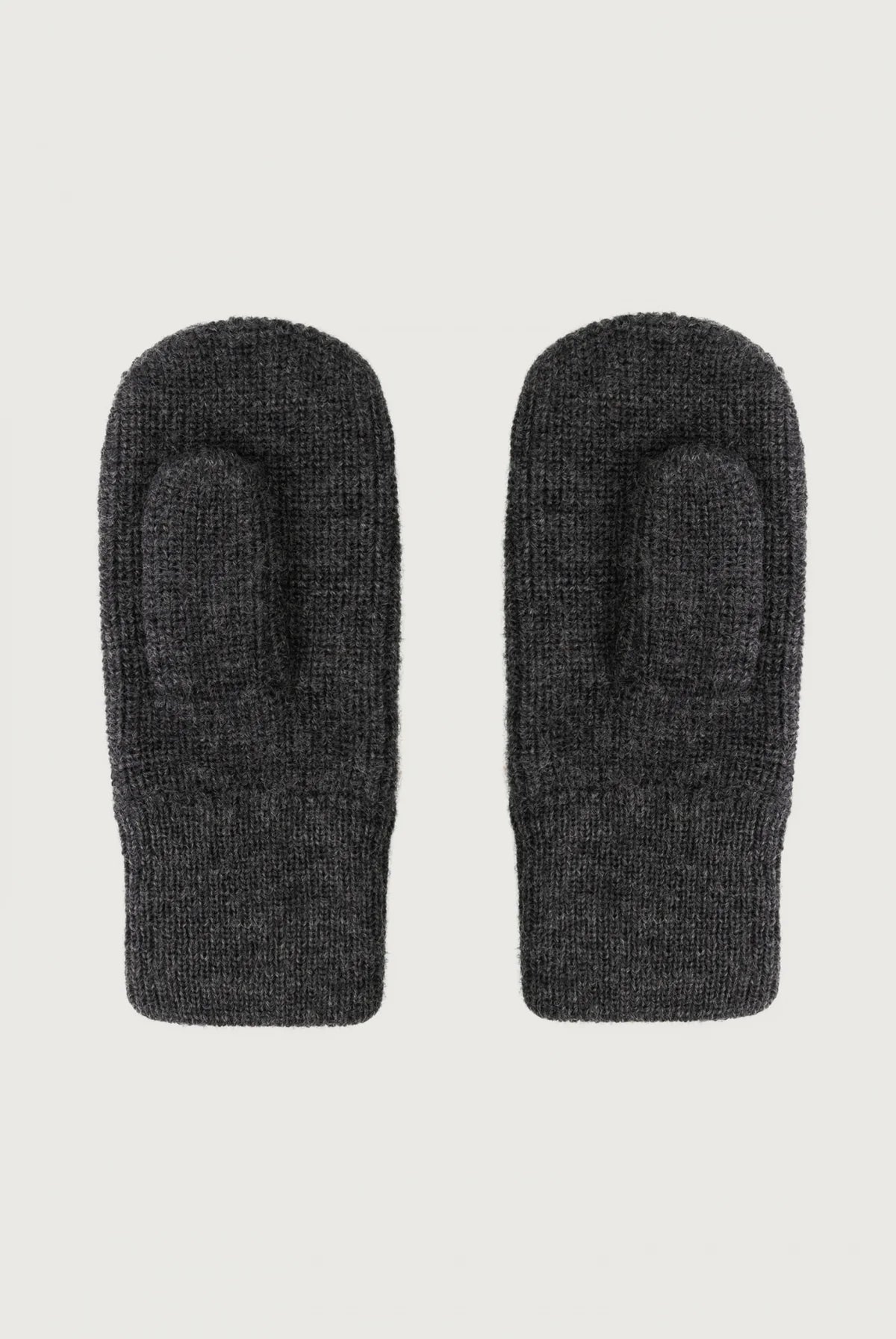 Grey Knitted Mittens RWS