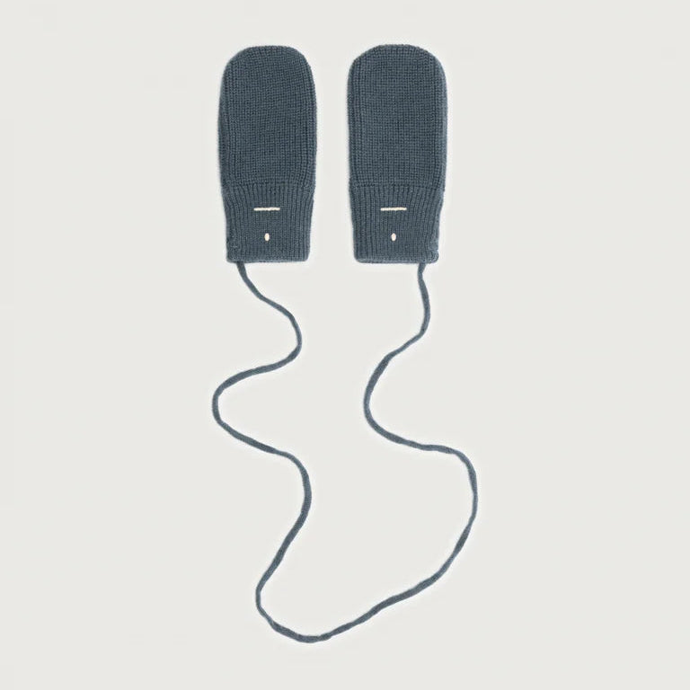 Babies Grey Knitted Mittens RWS