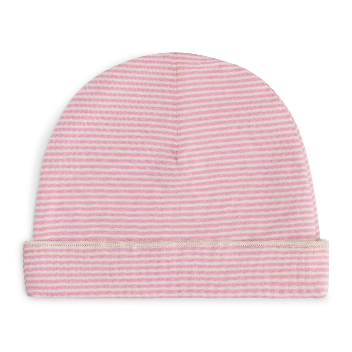 Bonnet bébé Gray Label rose dos — Little Dudes