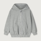 Grey zipped hoodie