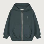 Grey zipped hoodie