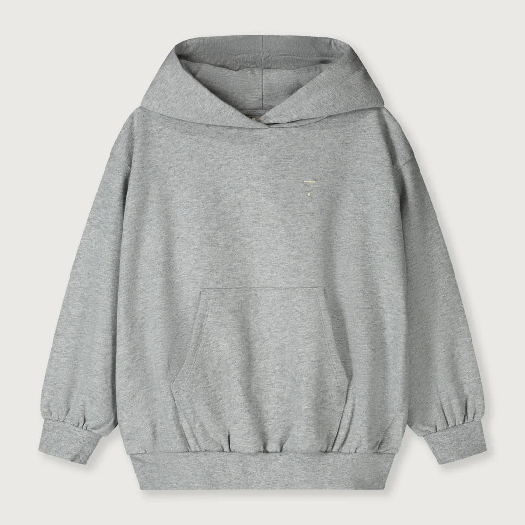 Sweat à capuche gris