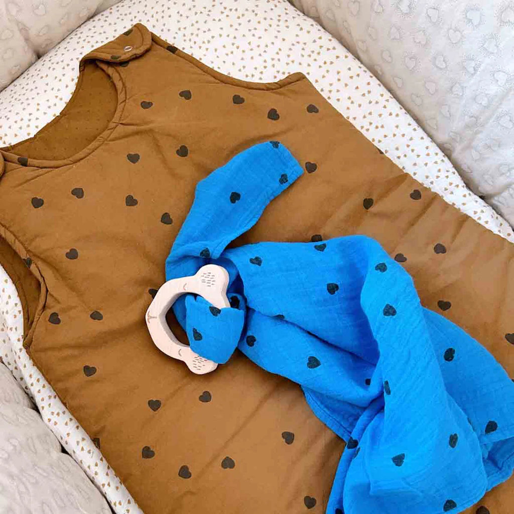 Gigoteuse imprimée coeurs SARAH cumin