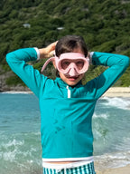 Saline Rashguard UV-Protective T-shirt, Green, UPF 50+