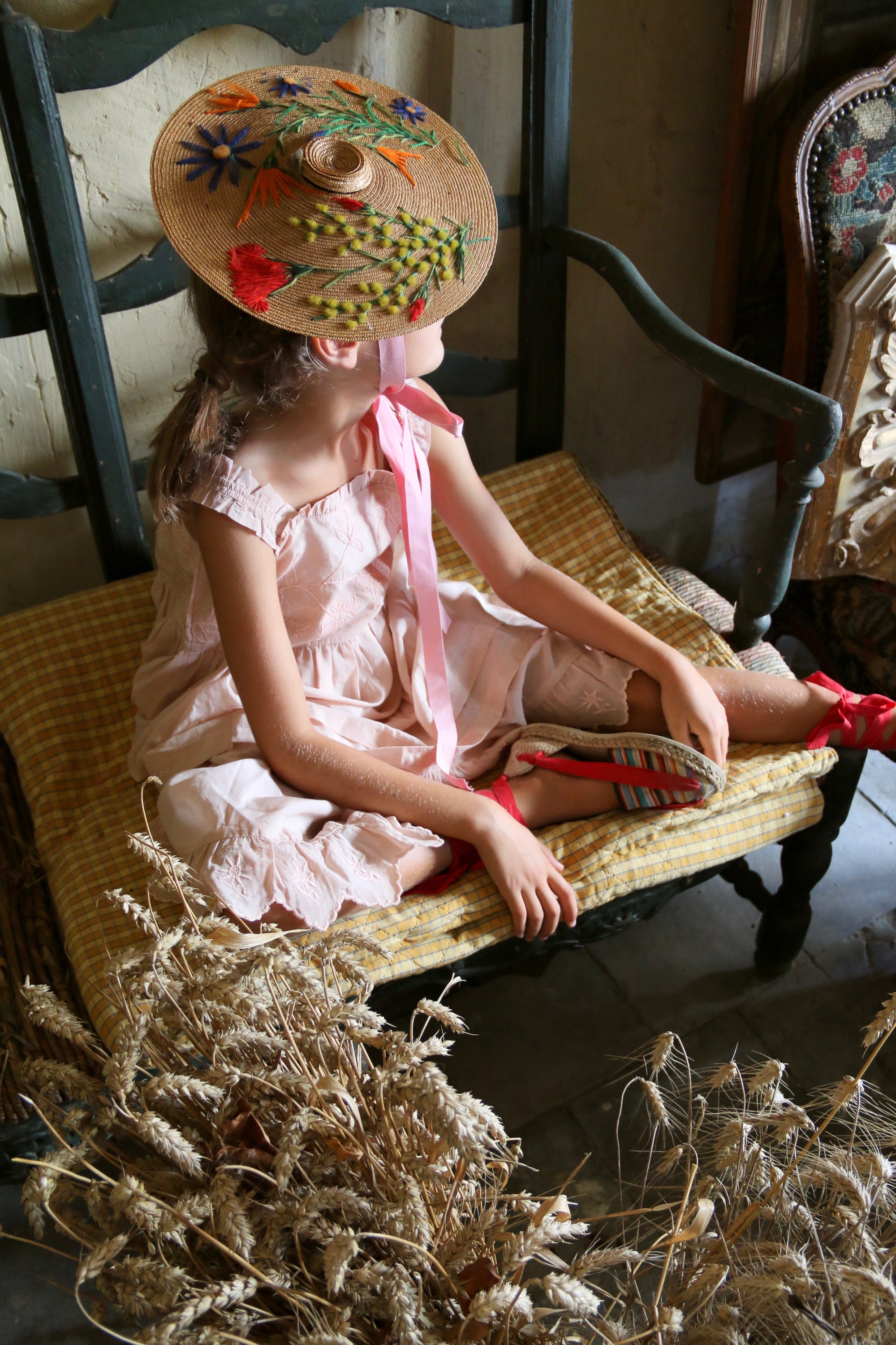 Mademoiselle dress in pale pink 