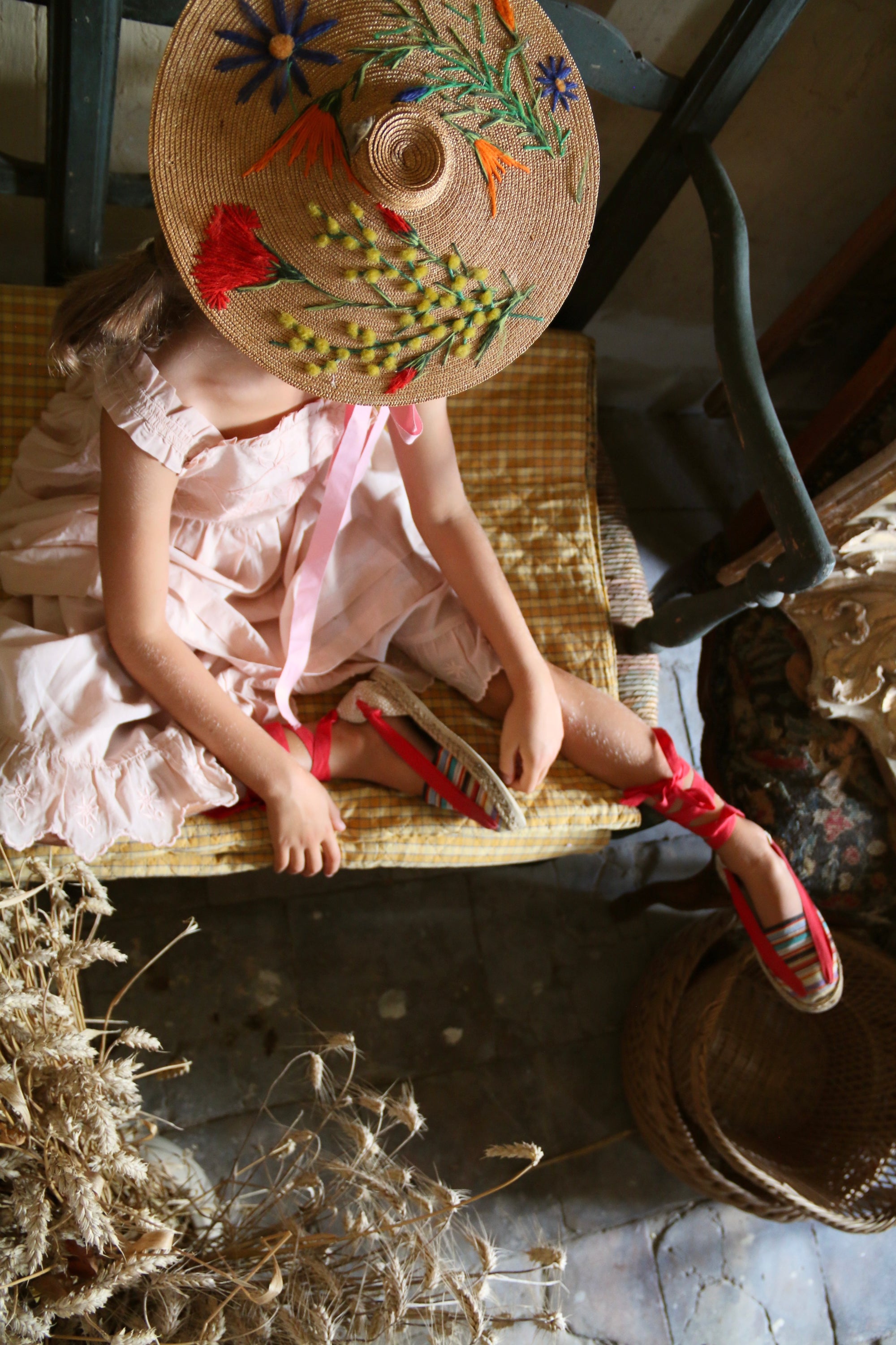 Mademoiselle dress in pale pink 