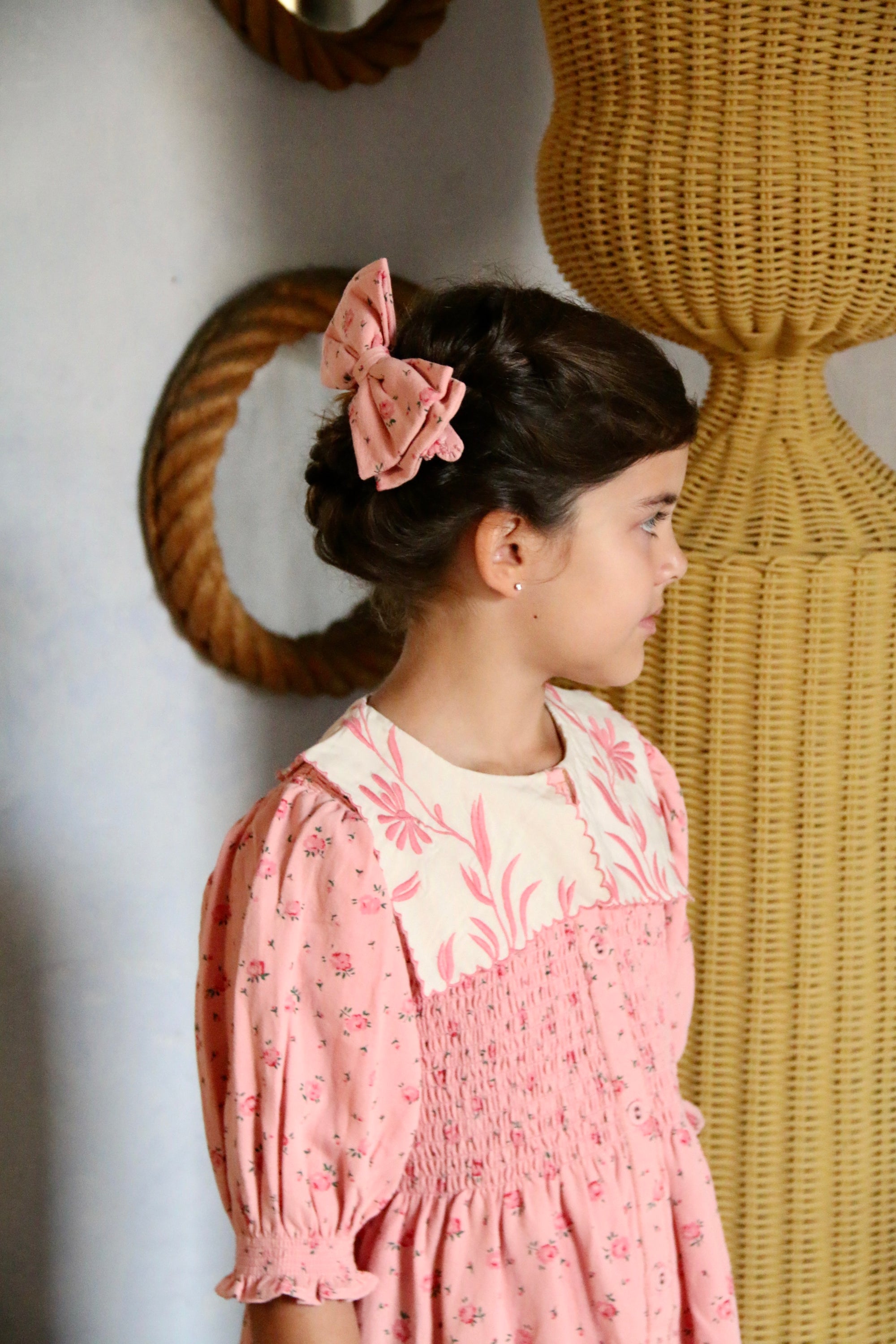 Rosa Bloom dress with hair clip