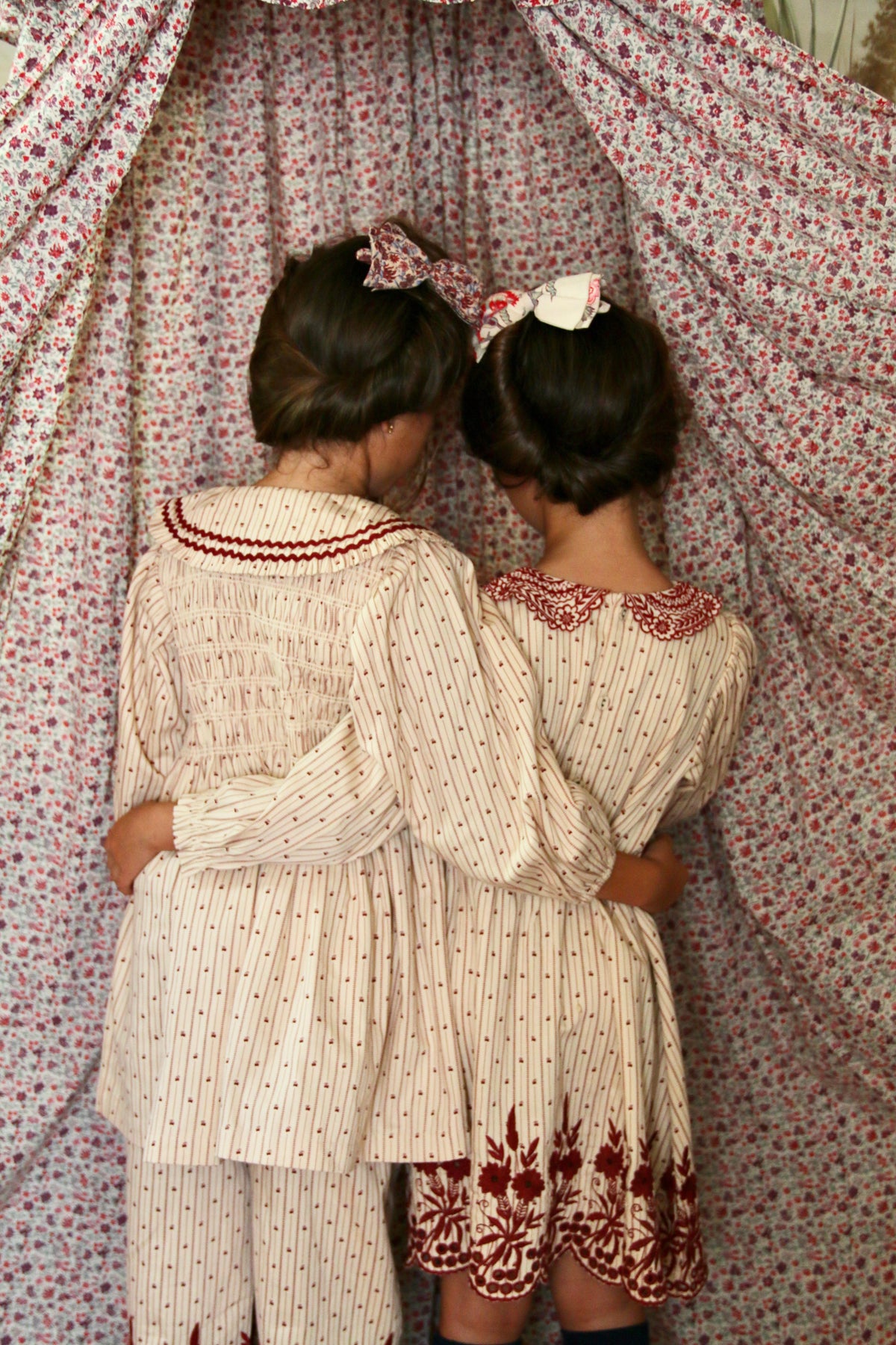 Robe brodée provencal print