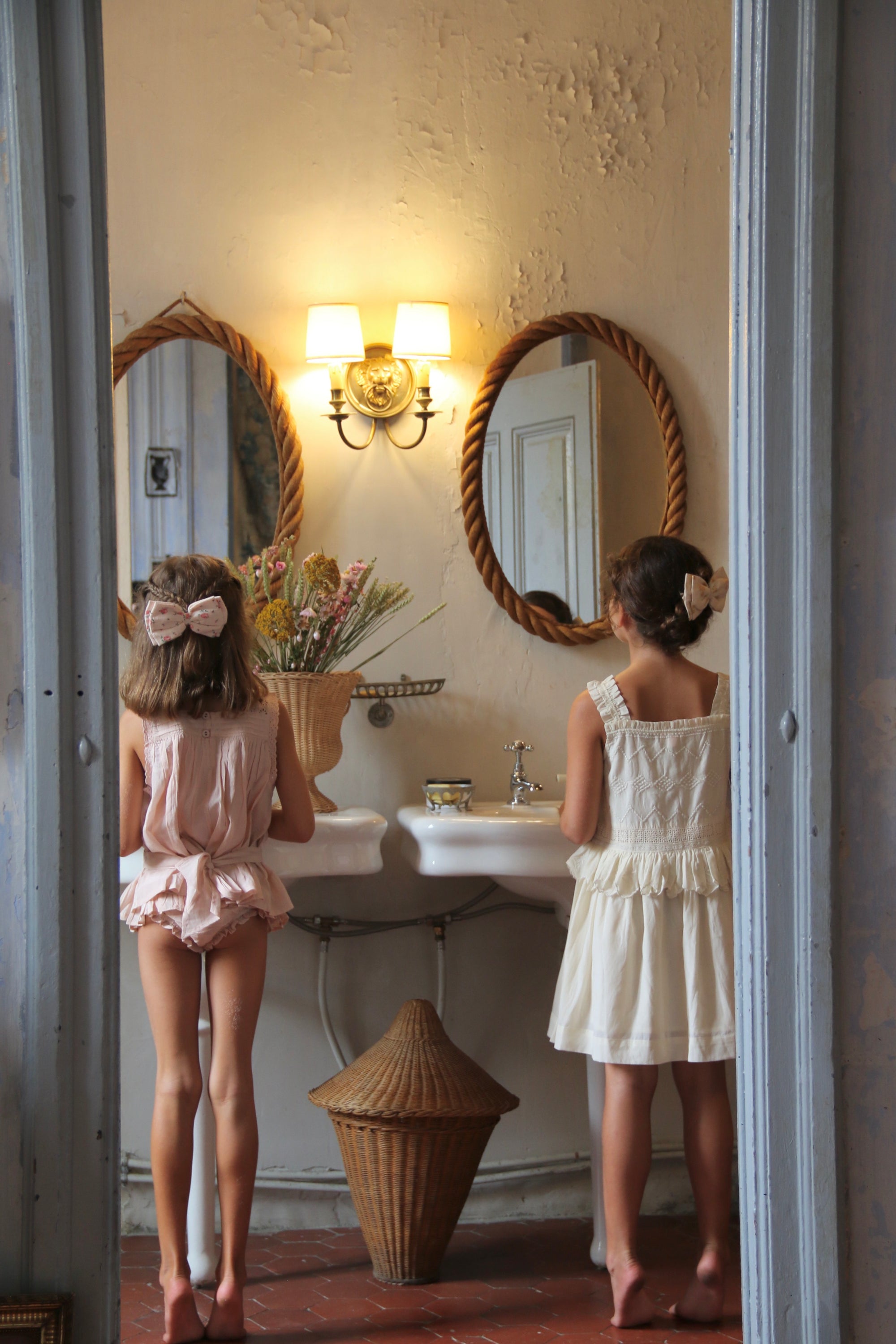 Mademoiselle dress in ecru