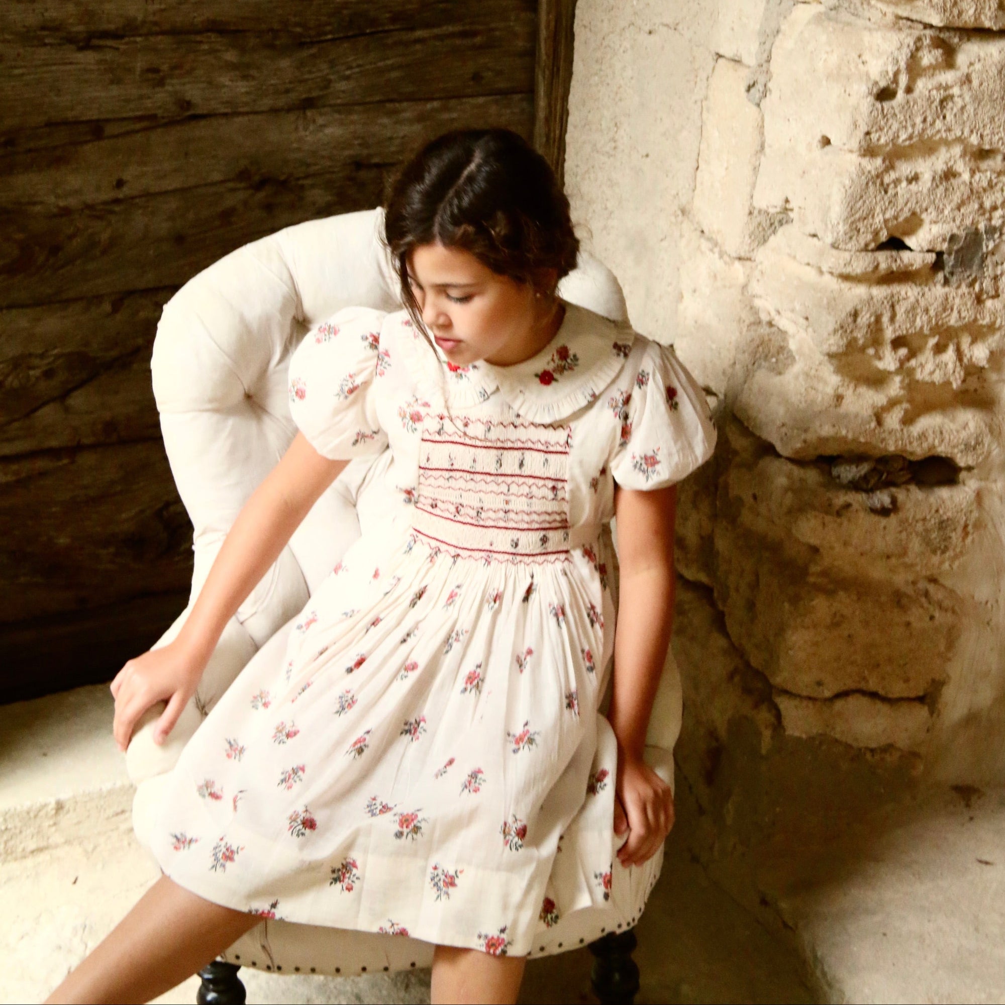 Robe Handsmock Garden Flowers