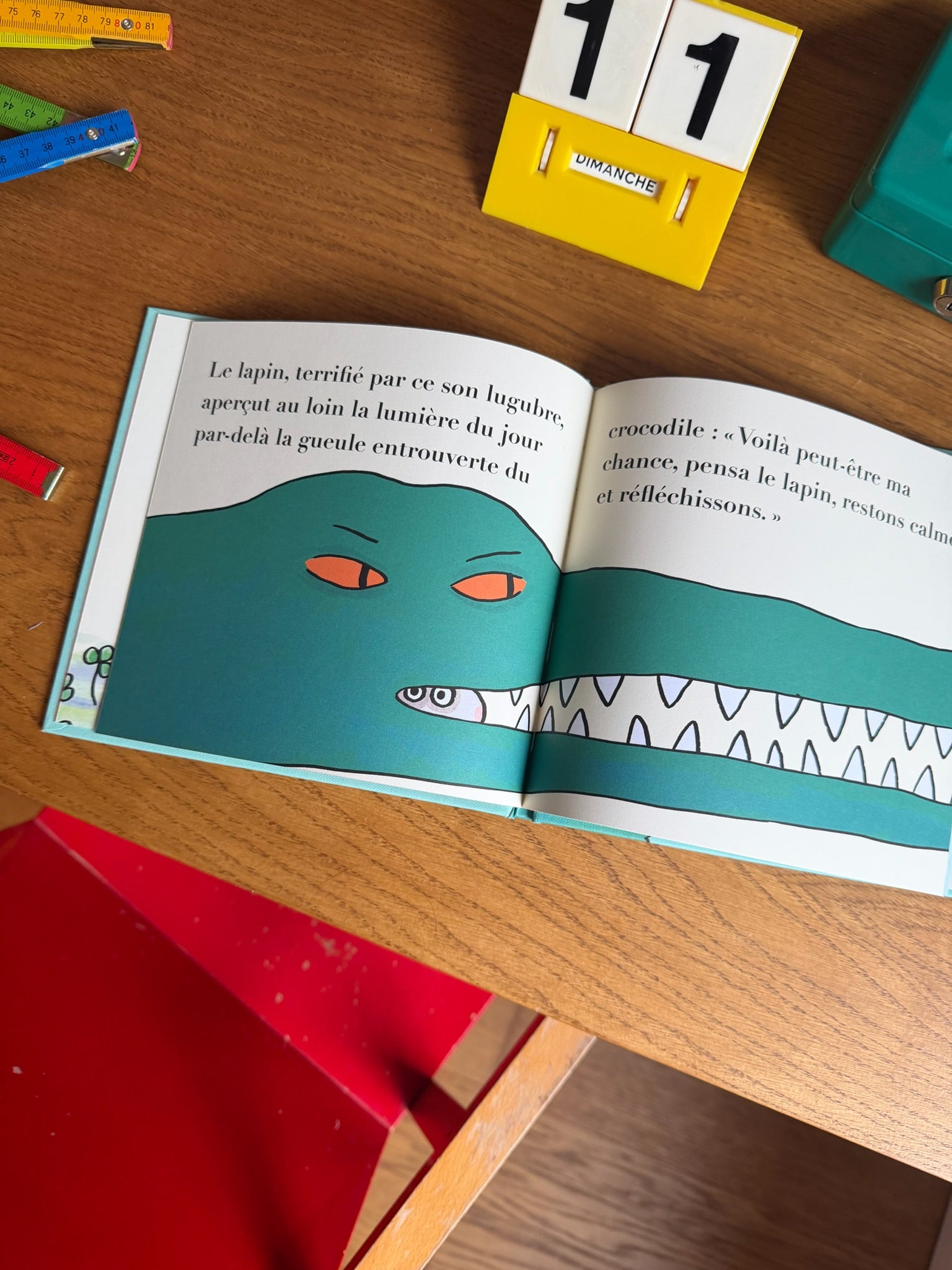 Livre hé ho, croco!