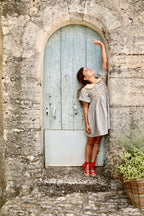 Romantic Tunic Hello Blue Deckchair Stripe