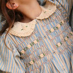 Romantic Tunic Hello Blue Deckchair Stripe
