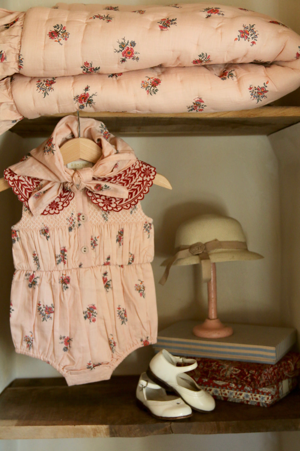 Rose Garden Flowers Romper