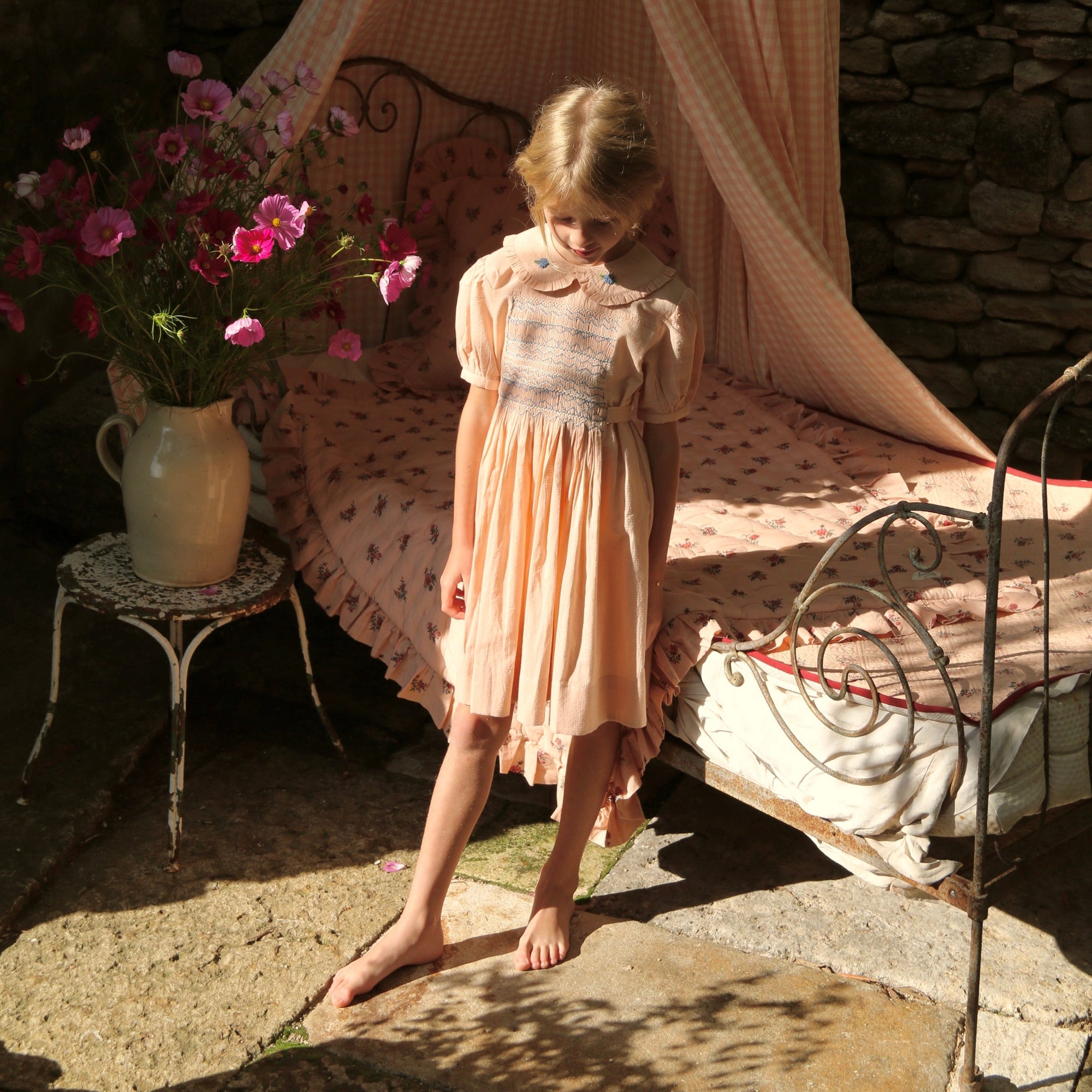Pink Handsmock Dress