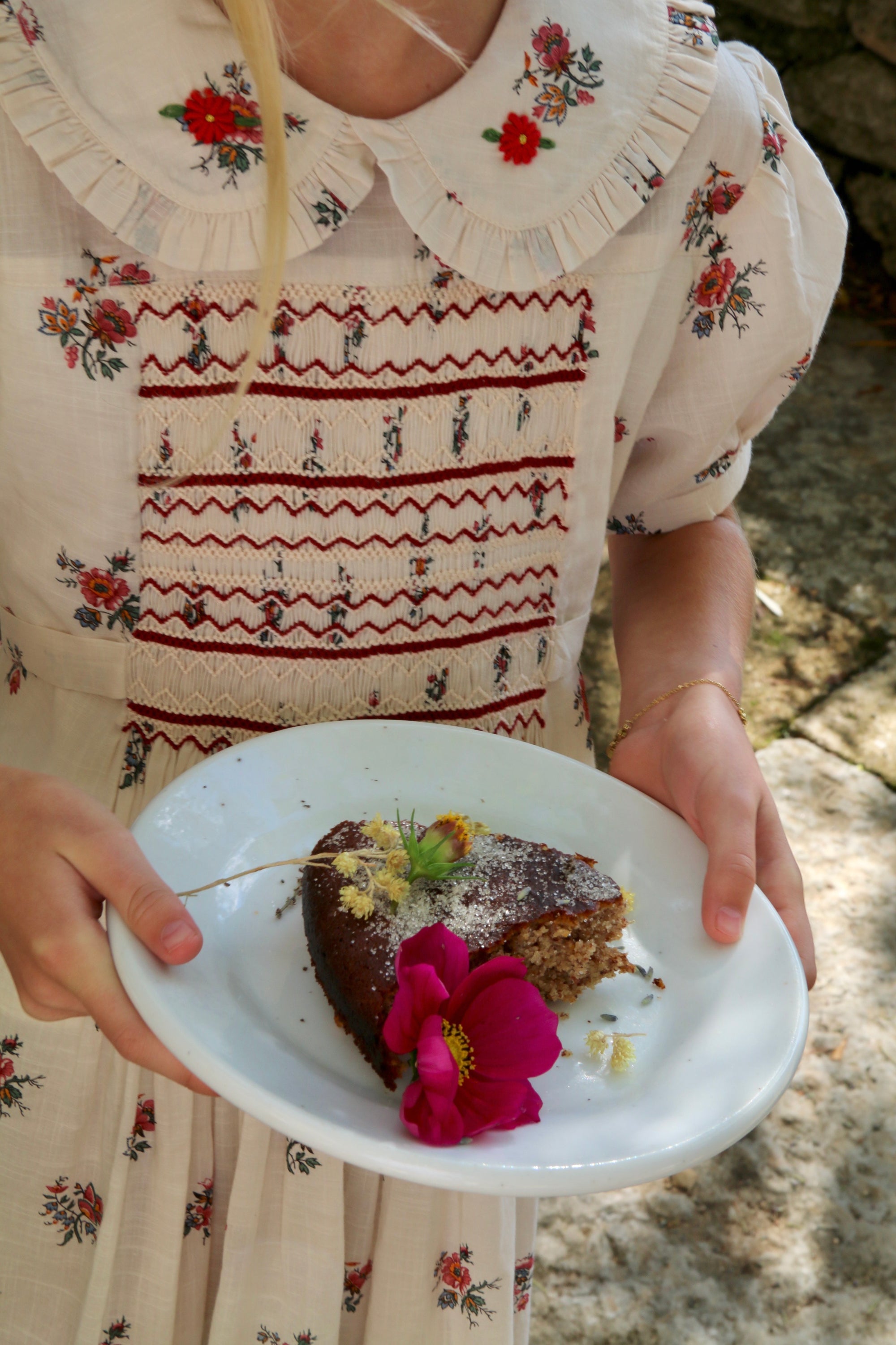 Robe Handsmock Garden Flowers