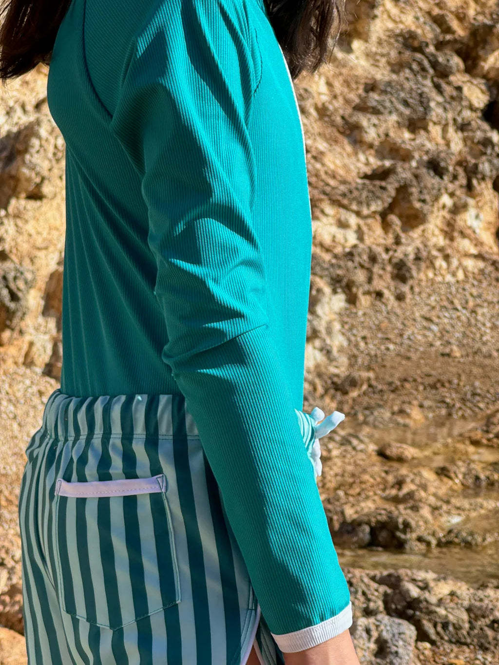 Flamands Board Victoria Striped Shorts, UPF 50+