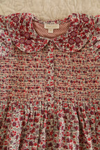 Robe longue Flowers field print