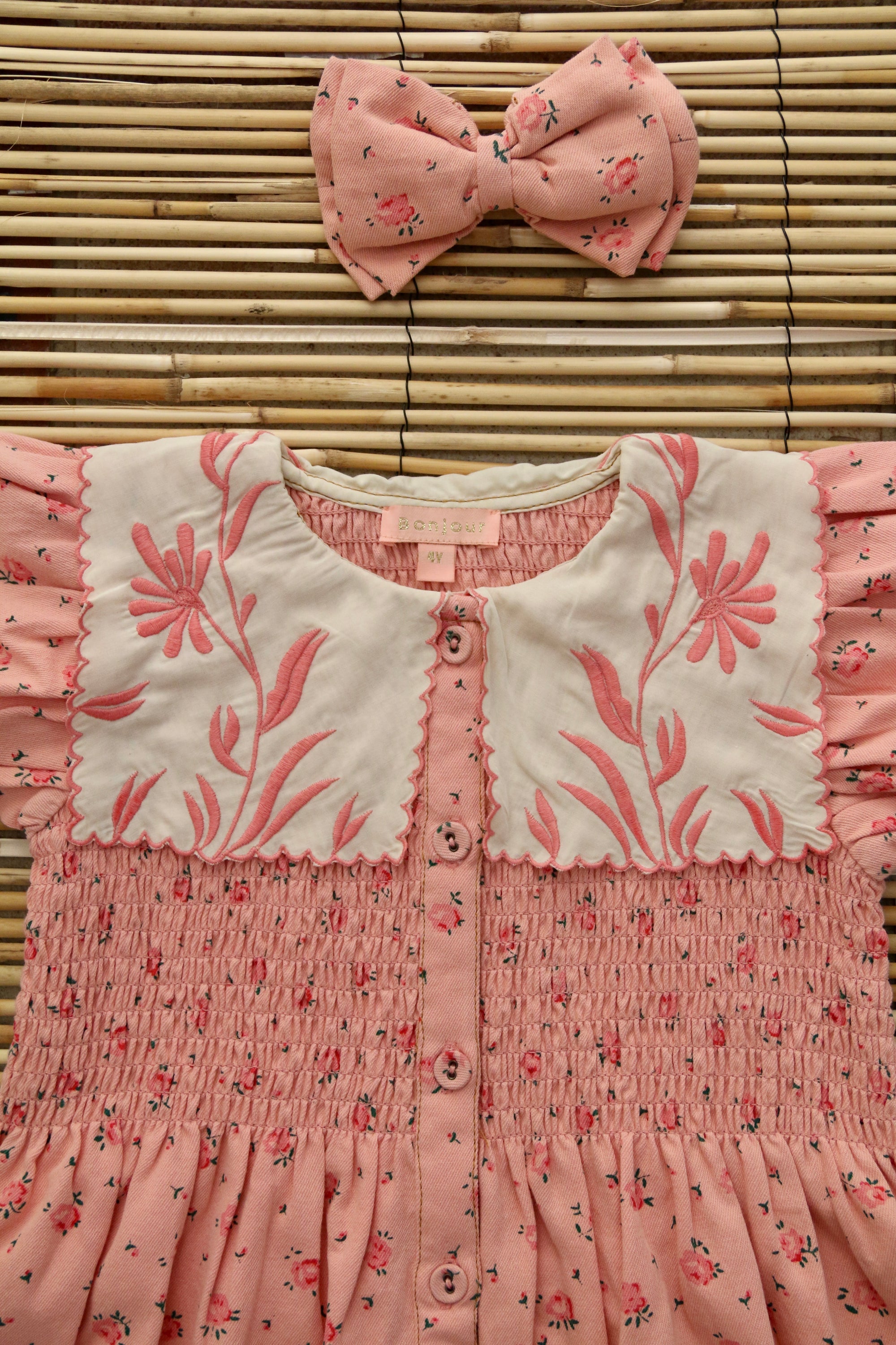 Rosa Bloom dress with hair clip
