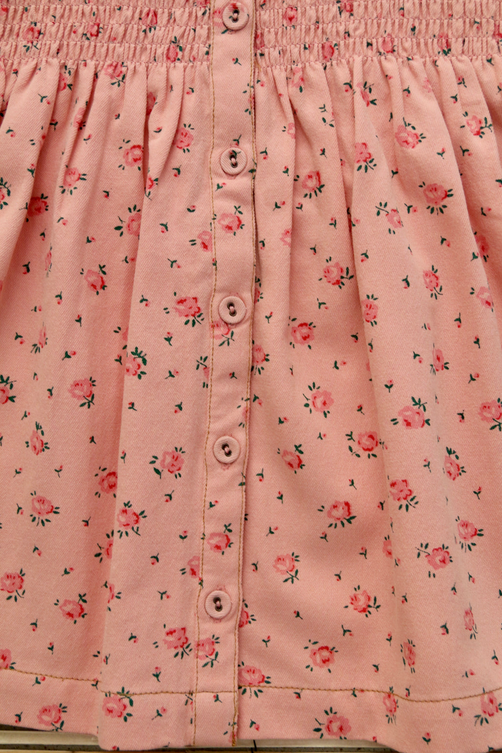 Robe rosa bloom avec barette