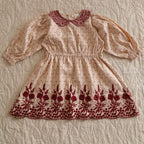 Robe brodée provencal print