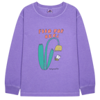 T-shirt Manches Longues Violet Honeybee