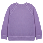 Sweat Violet avec Imprimé Brocoli en Pigment