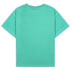 T-shirt Vert Clair avec Imprimé Banane en Pigment