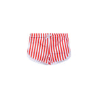 Flamands Board Short Red/White UPF 50+