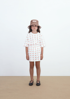 Cherry Print Knitted Skirt