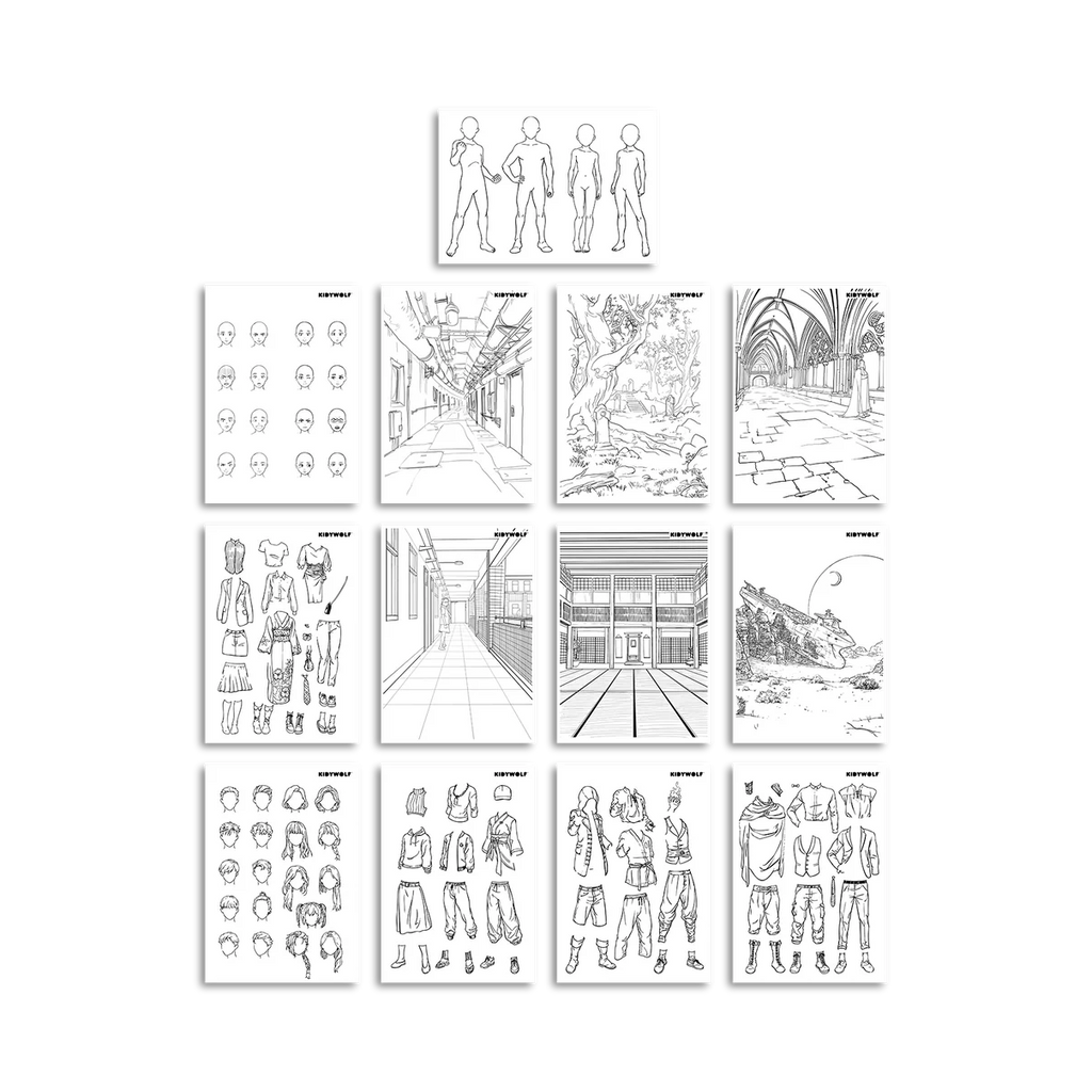 KIDYDRAW – Portable Light Tablet - MANGA