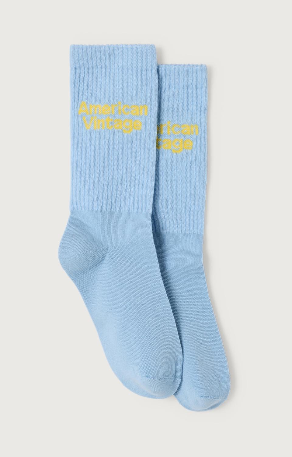 Chaussettes CLYPSUN bleu ciel