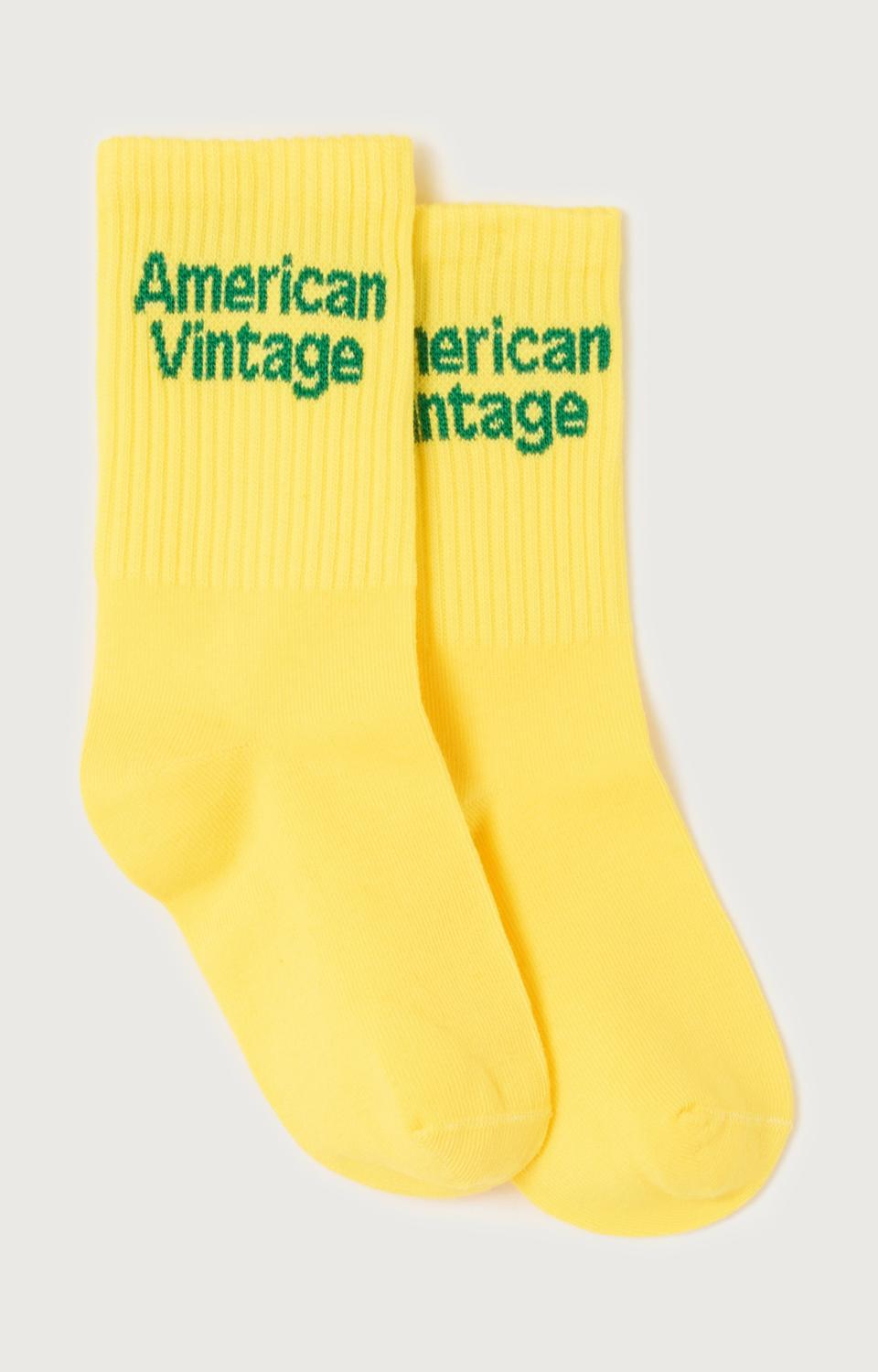 Chaussettes CLYPSUN jaune