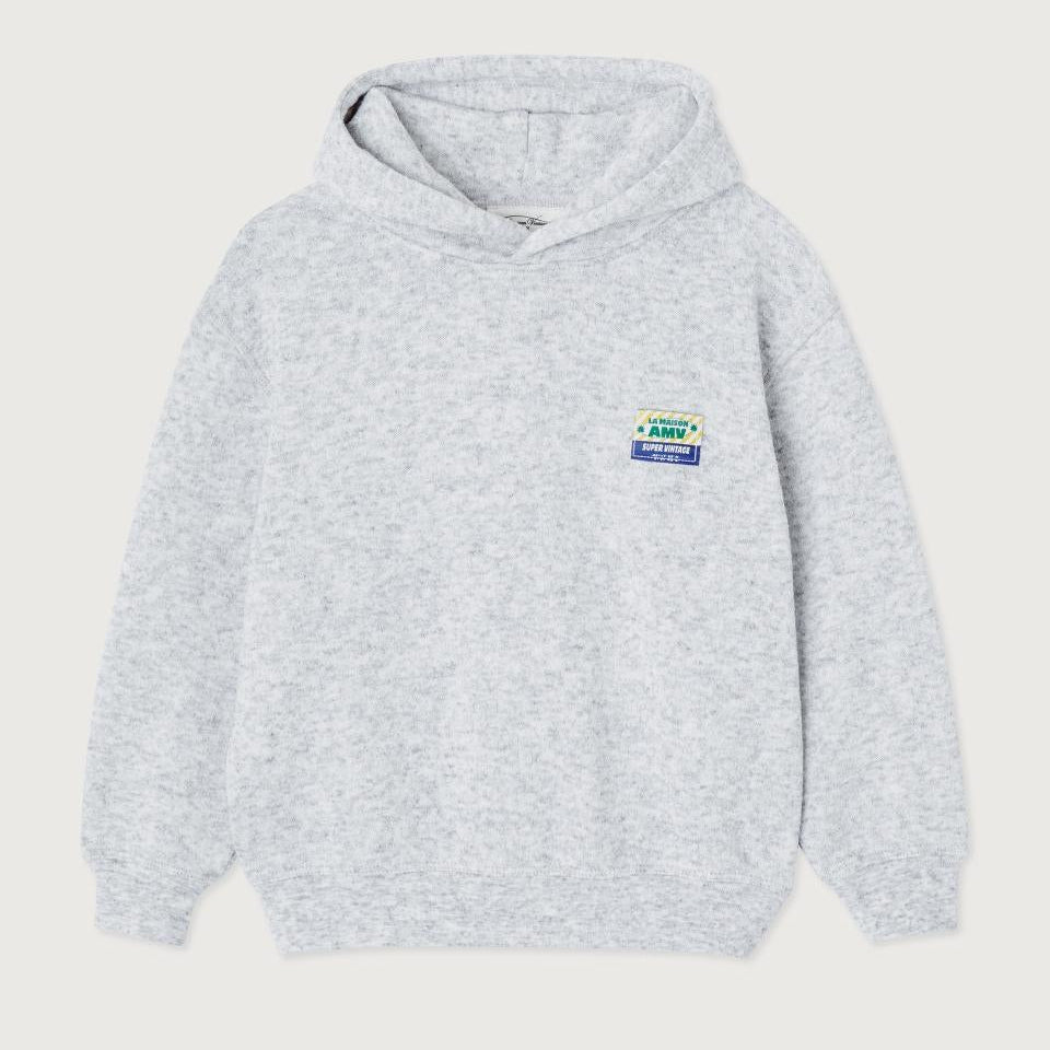 Sweat à capuche gris EVONA