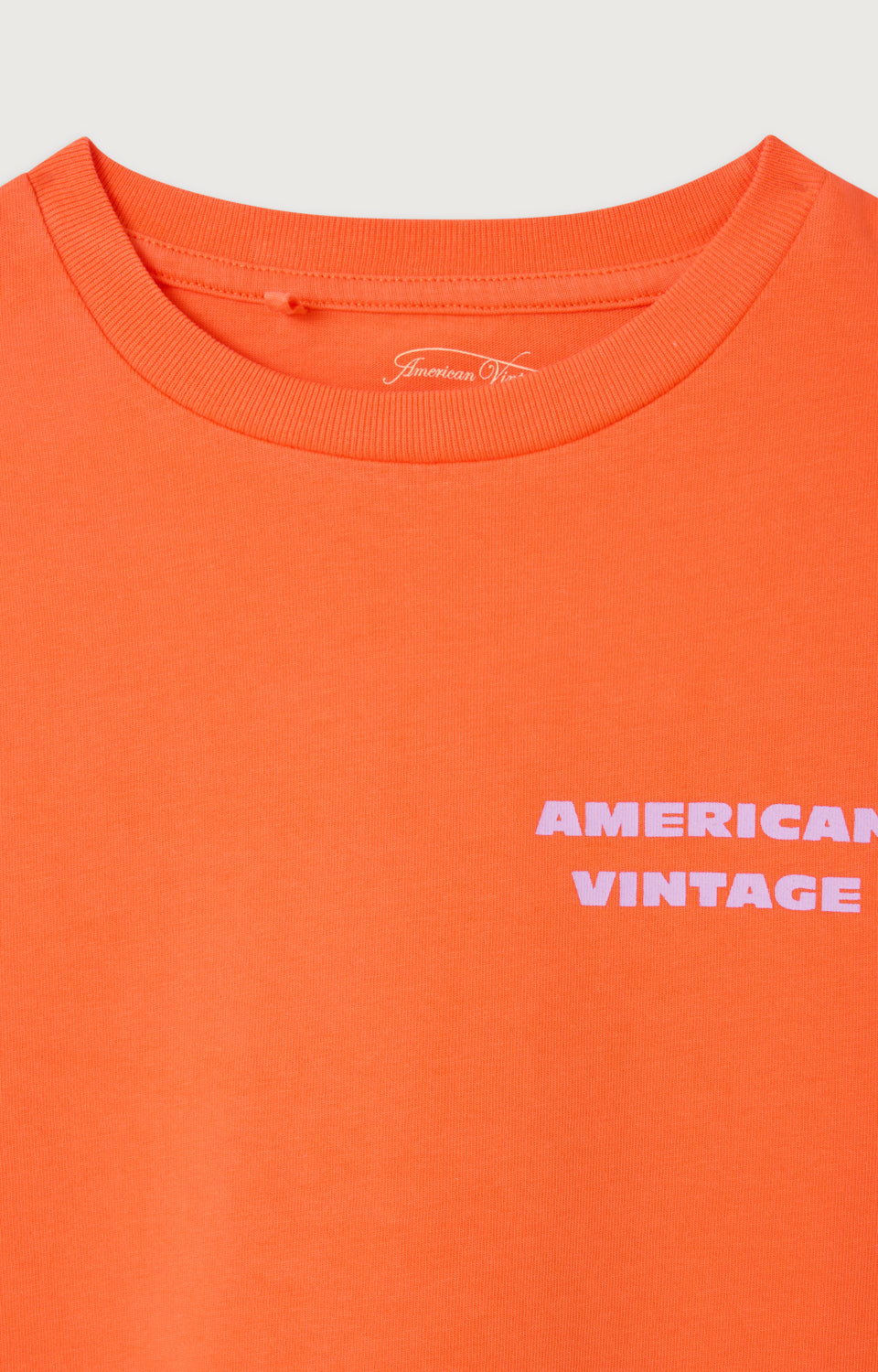 T-Shirt FIZVALLEY Mandarine Vintage