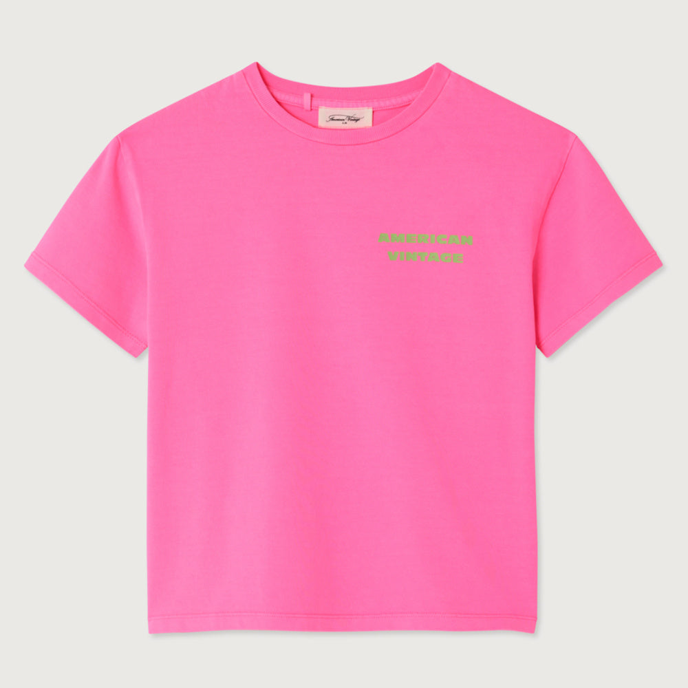 T-shirt FIZVALLEY Fluo Pink