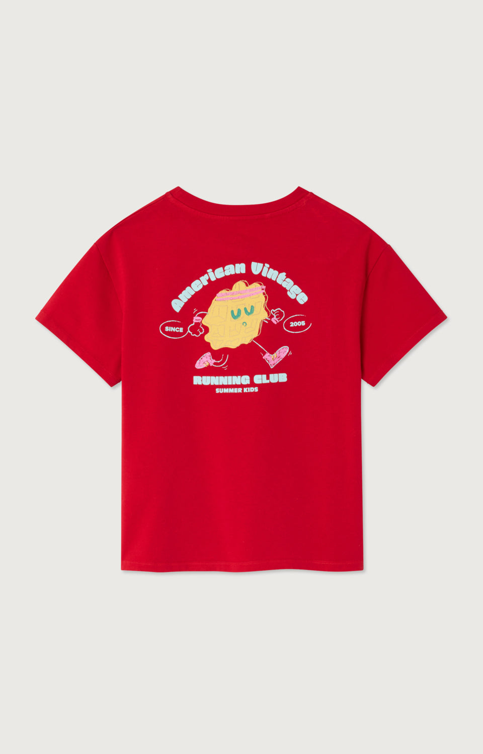 T-Shirt FIZVALLEY Rubis Vintage