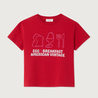 Red t-shirt “Egg breakfast”