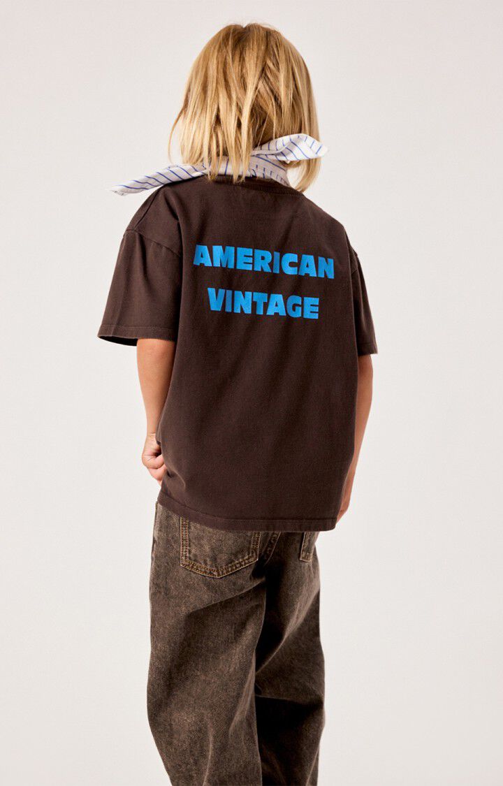 T-shirt Fizvalley Choco Vintage - look 2