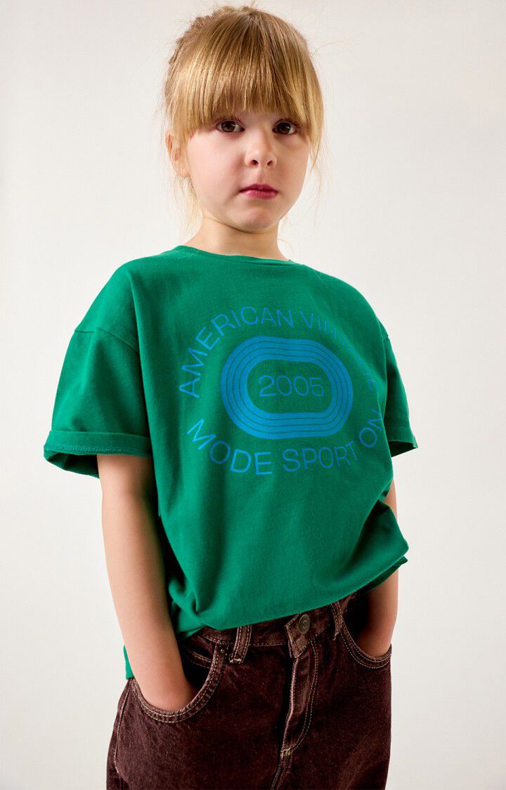 T-shirt Fizvalley mint - look face